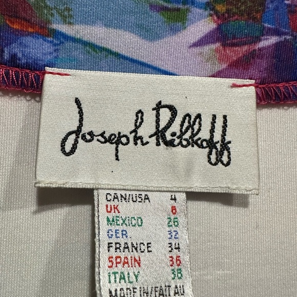 Joseph Ribkoff Multicolor Abstract Blazer - Picture 3 of 8